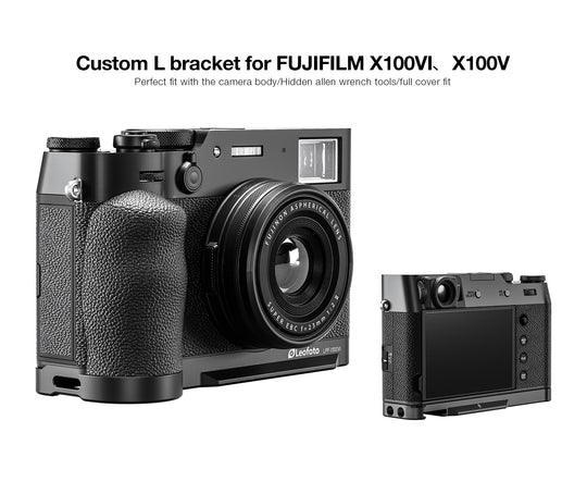 Leofoto LPF-X100VI L-Bracket for Fujifilm X100VI / X100V
