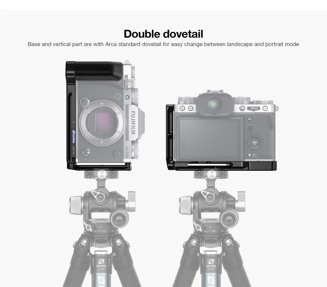 L Bracket Fuji Xt3 Tripod Leofoto LPF-X-T5 L-Bracket For Fujifilm