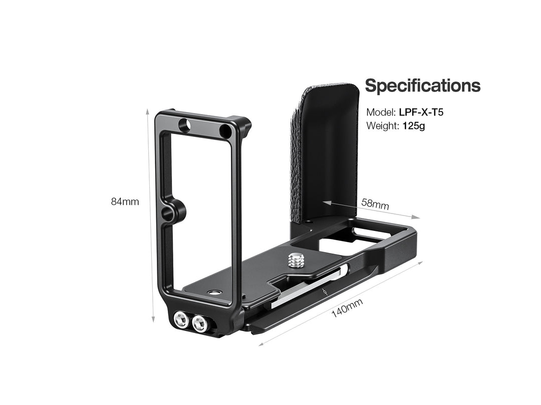 Leofoto LPF-X-T5 L-Bracket for Fujifilm X-T5