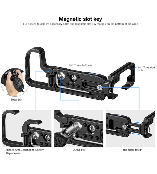 Leofoto LPN-Z6III L-Bracket for Nikon Z6III