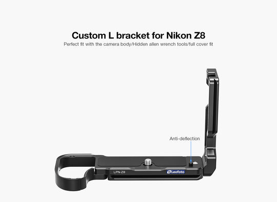 Leofoto LPN-Z8 Combo L-bracket for Nikon Z8