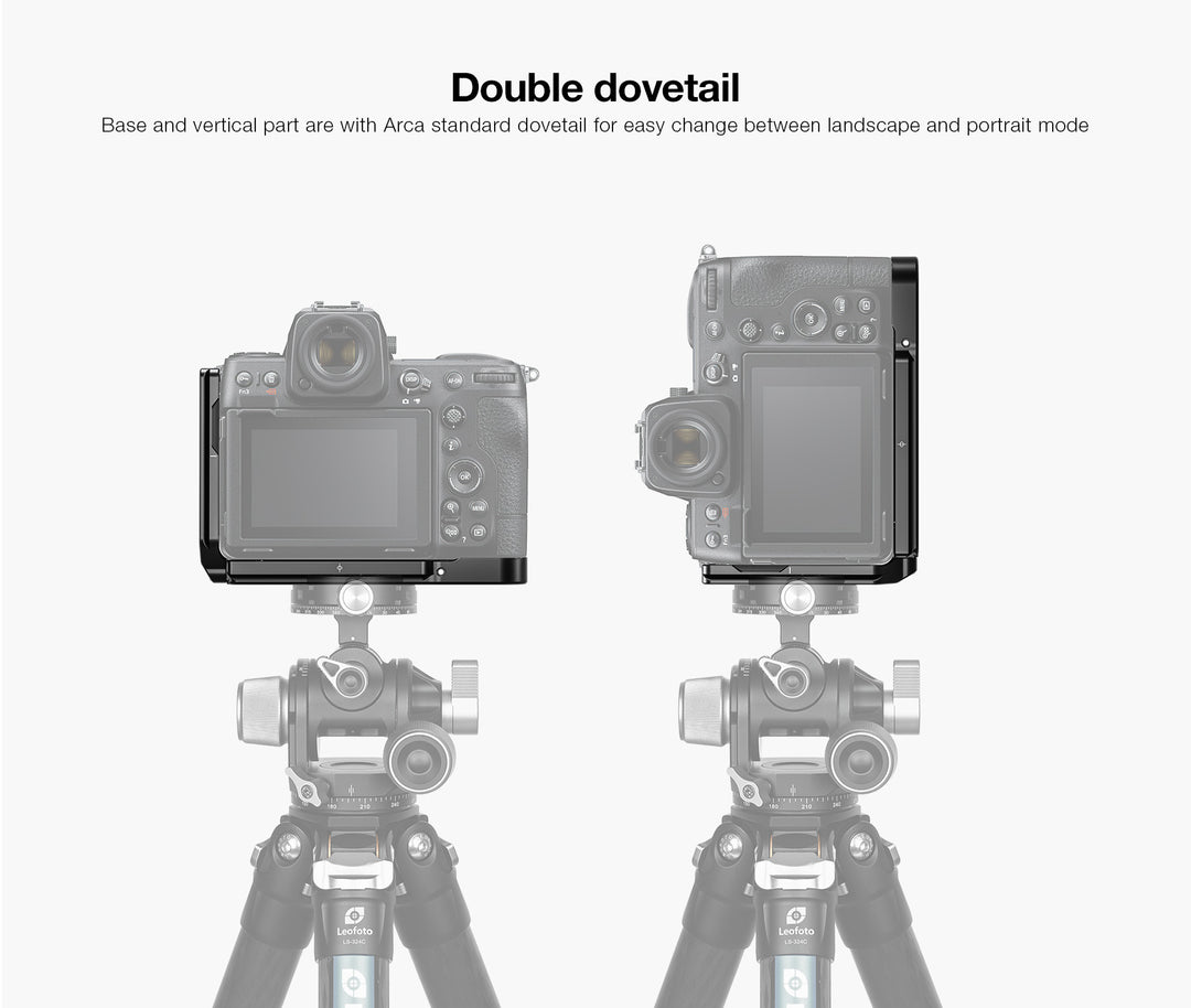 Leofoto LPN-Z8 Combo L-bracket for Nikon Z8