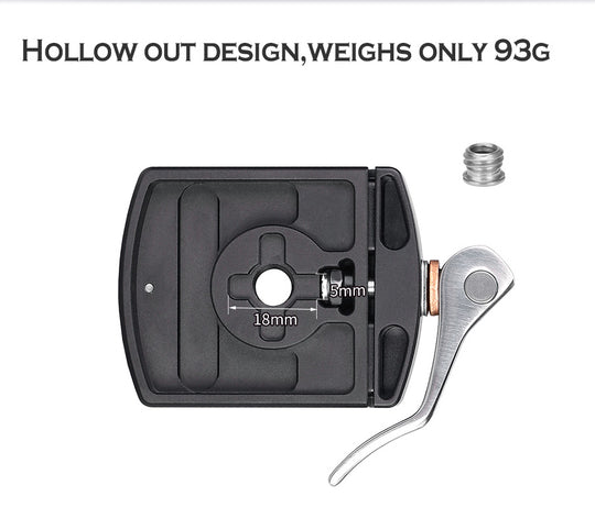 Leofoto LR-50 + NP-50 60mm Quick Release Lever Clamp