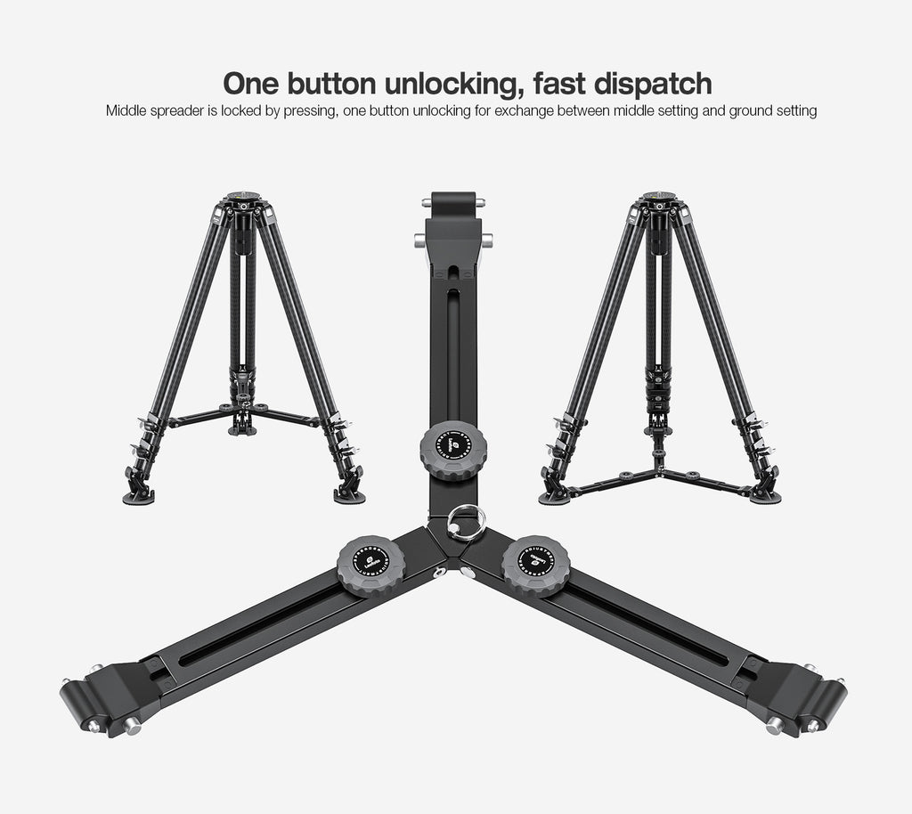 Leofoto LVC-253C + BV-20 Video Tripod Kit