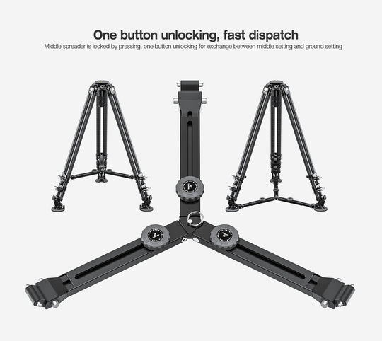 Leofoto LVC-253C + BV-20 Video Tripod Kit