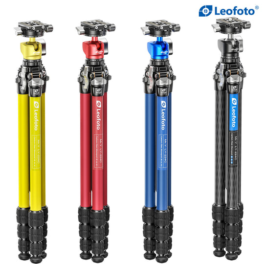 Leofoto LY-224C + LH-25 Carbon Fiber Tripod Kit