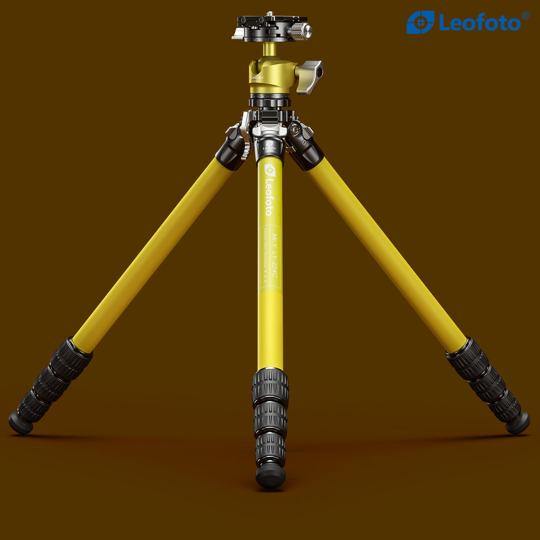 Leofoto LY-224C + LH-25 Carbon Fiber Tripod Kit