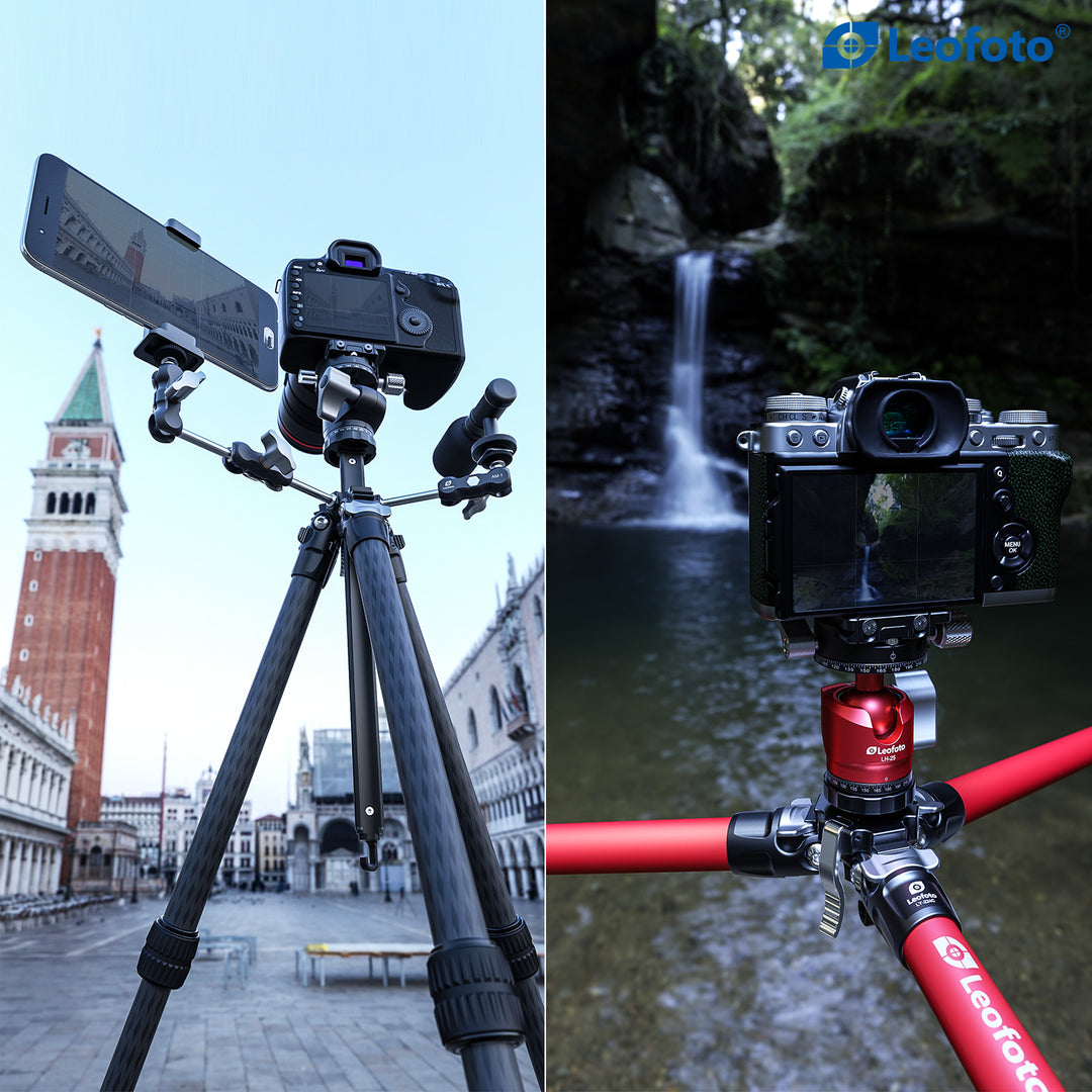Leofoto LY-224C + LH-25 Carbon Fiber Tripod Kit