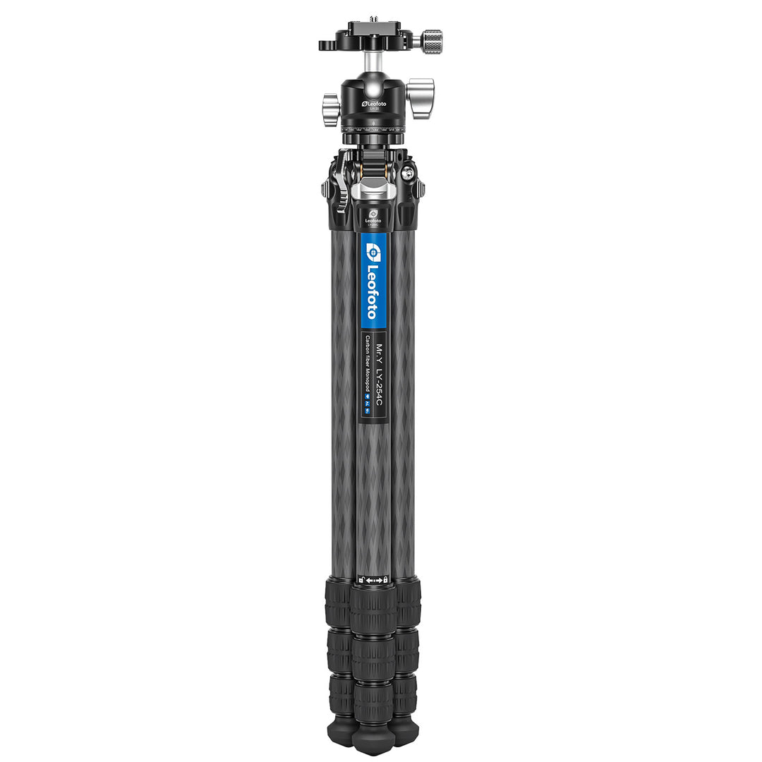 Leofoto LY-224C + LH-25 Carbon Fiber Tripod Kit