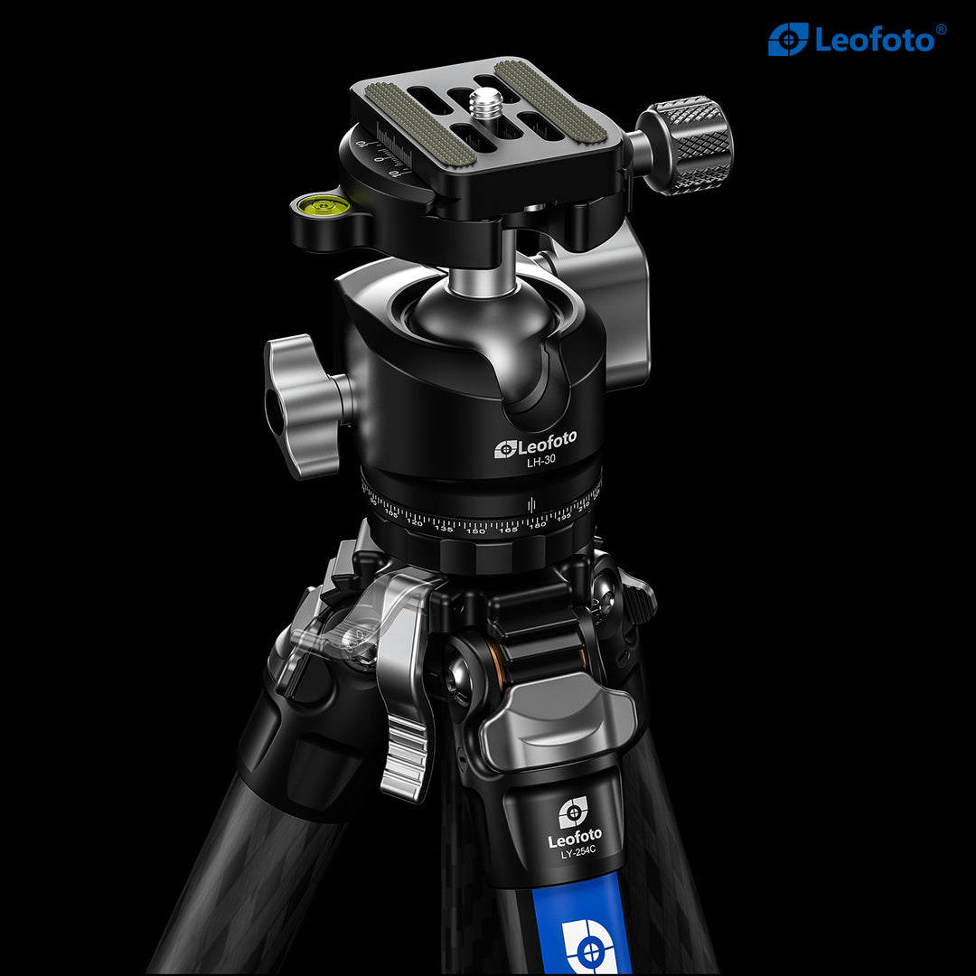 Leofoto LY-224C + LH-25 Carbon Fiber Tripod Kit