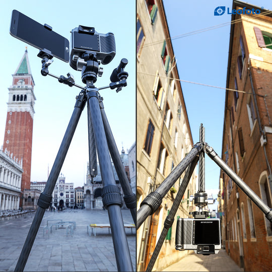 Leofoto LY-224C + LH-25 Carbon Fiber Tripod Kit
