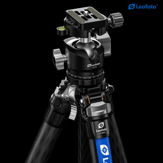 Leofoto LY-284C + LH-30 Carbon Fiber Tripod Kit