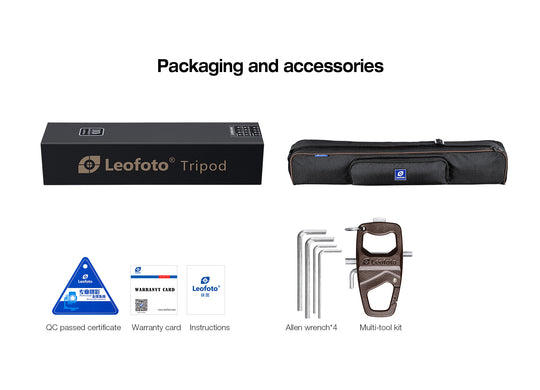 Leofoto LY-284C + LH-30 Carbon Fiber Tripod Kit