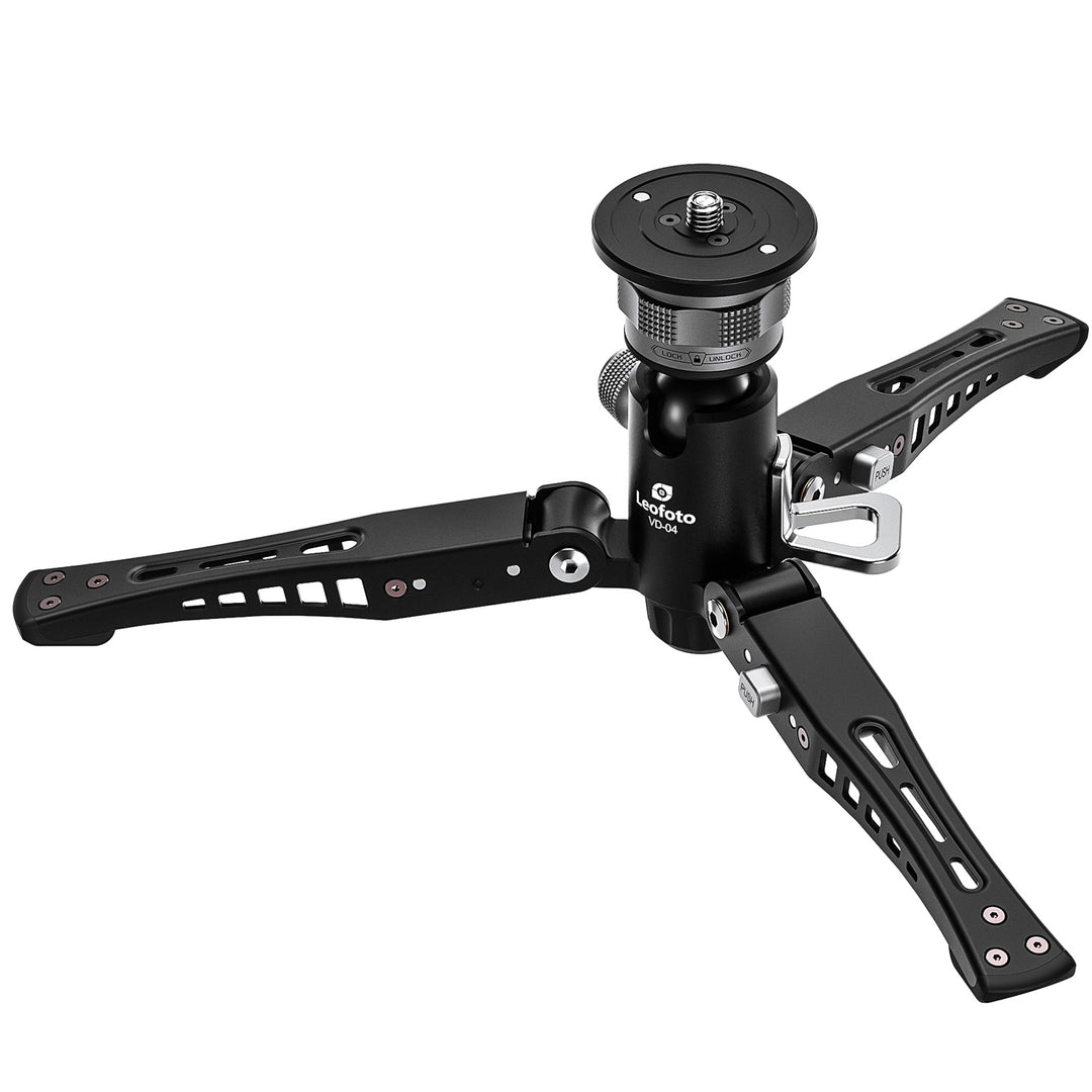 Leofoto MF-324C + BV-10 + VD-04 Carbon Fiber Monopod