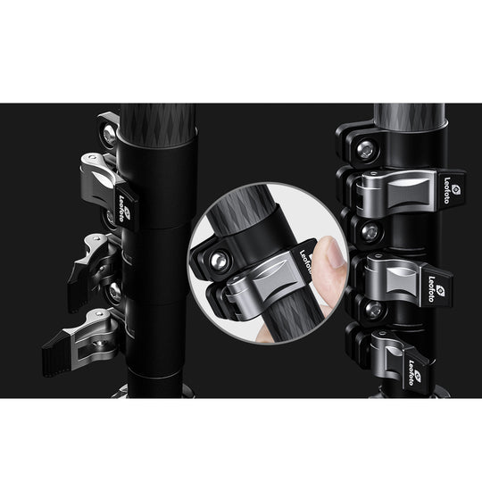 Leofoto MF-324C + BV-10 + VD-04 Carbon Fiber Monopod