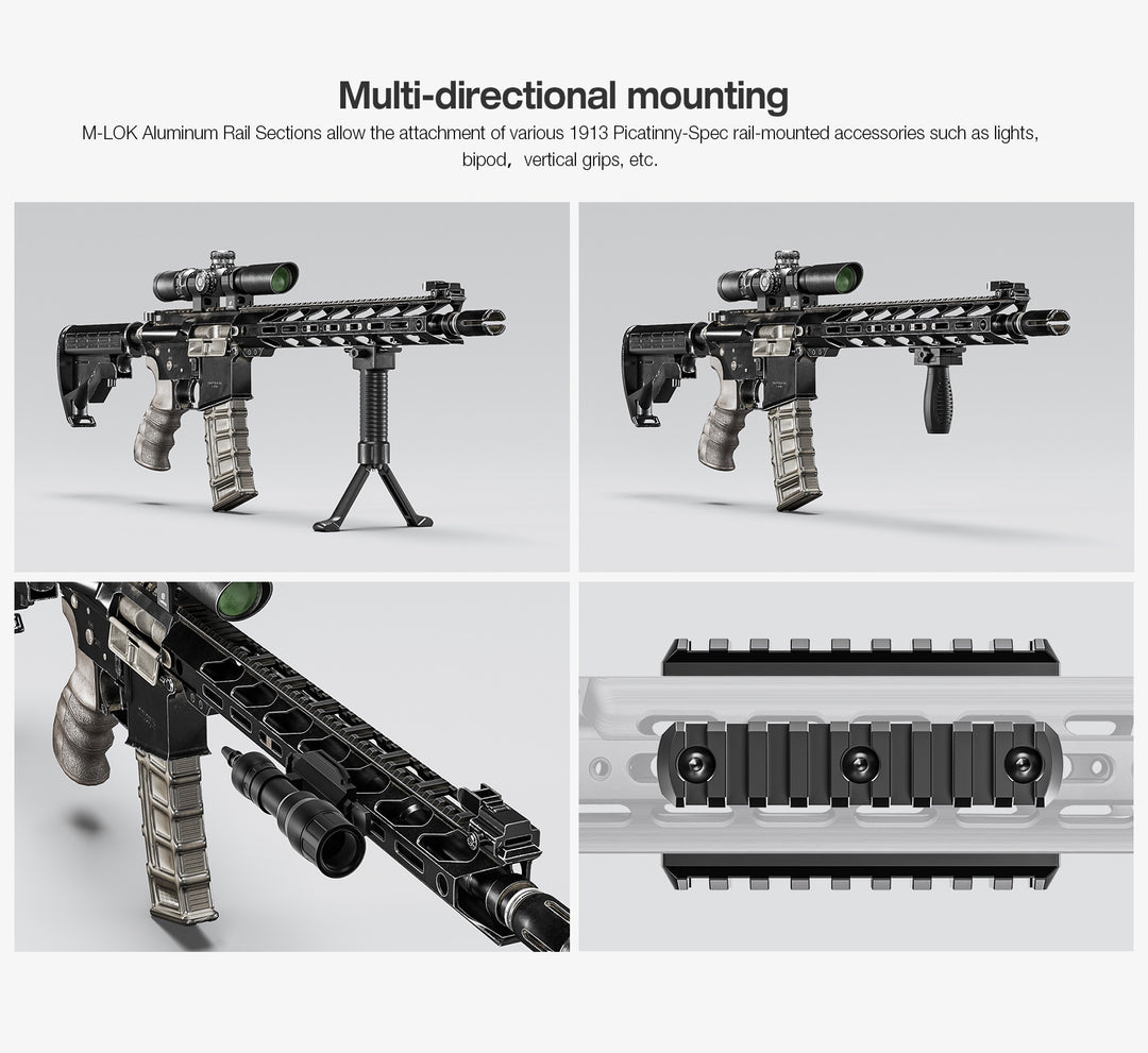 Leofoto MLP M-lok Aluminum Rails