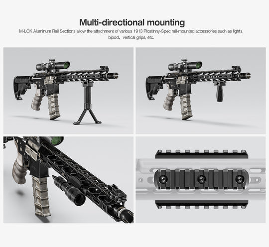 Leofoto MLP M-lok Aluminum Rails