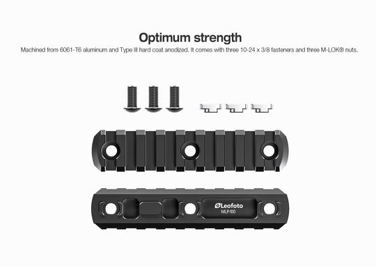 Leofoto MLP M-lok Aluminum Rails