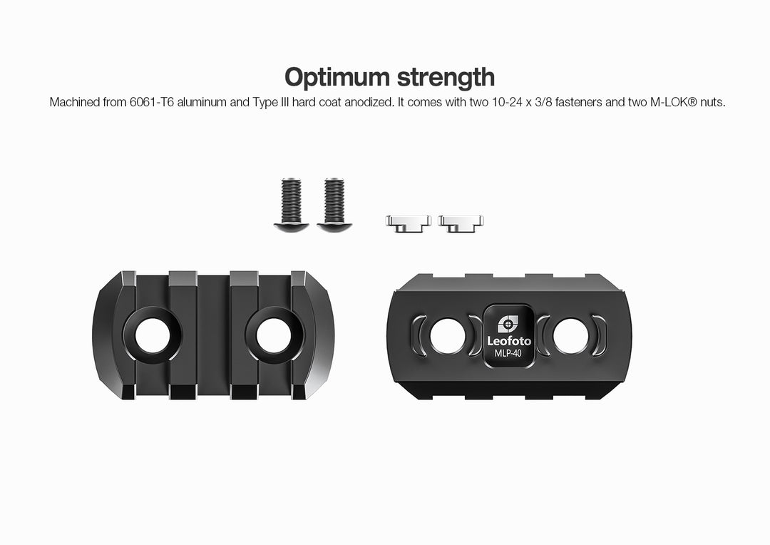 Leofoto MLP M-lok Aluminum Rails