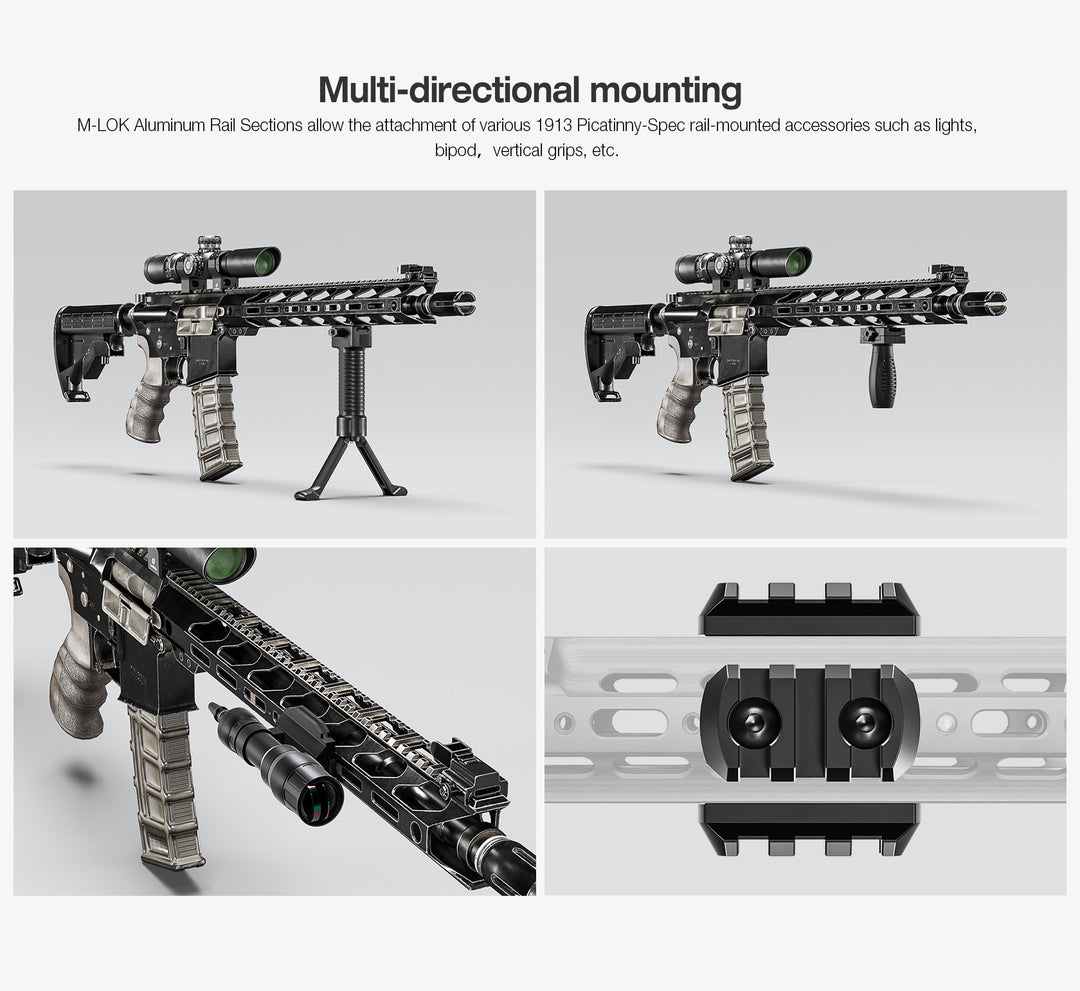Leofoto MLP M-lok Aluminum Rails