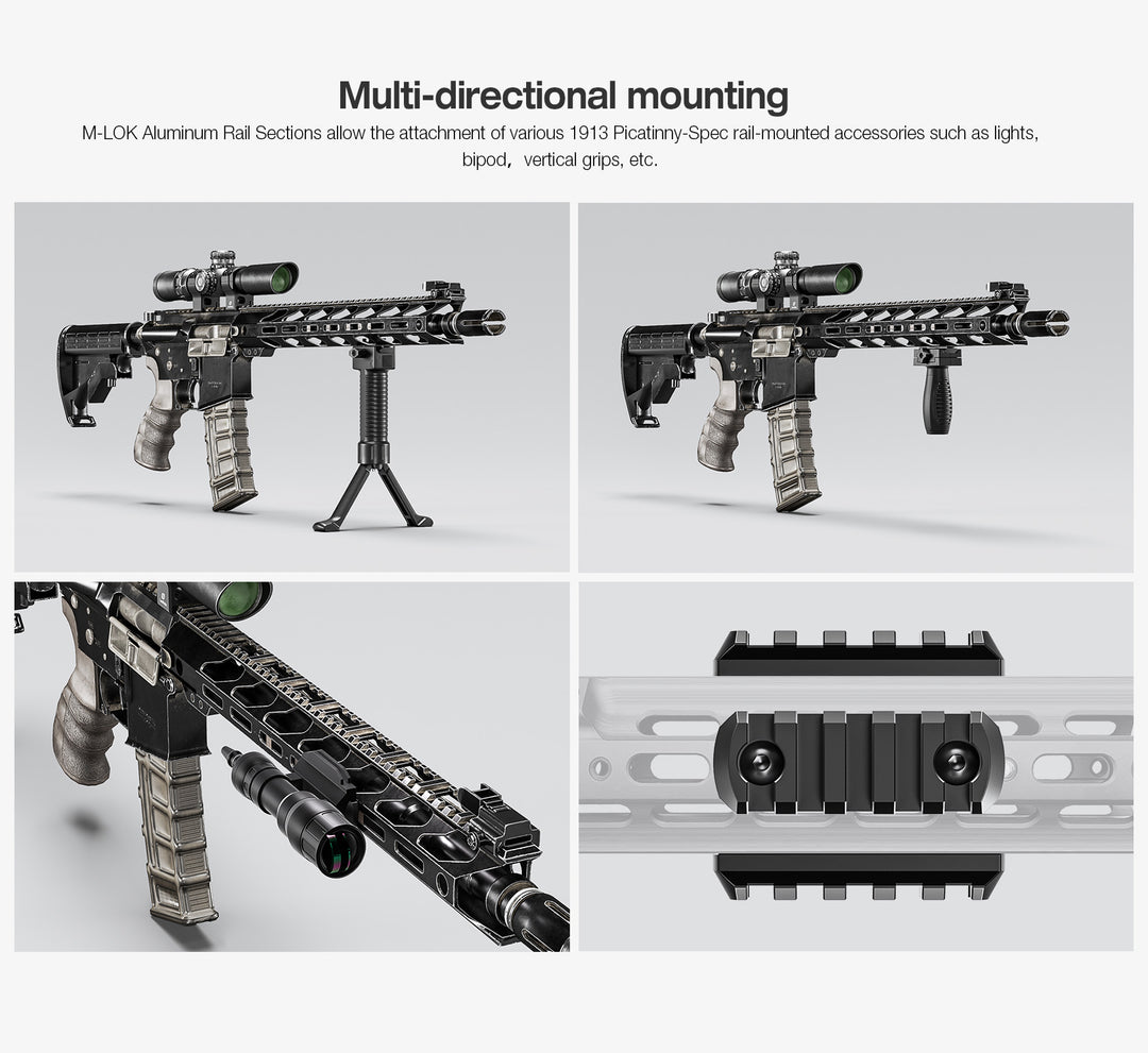Leofoto MLP M-lok Aluminum Rails