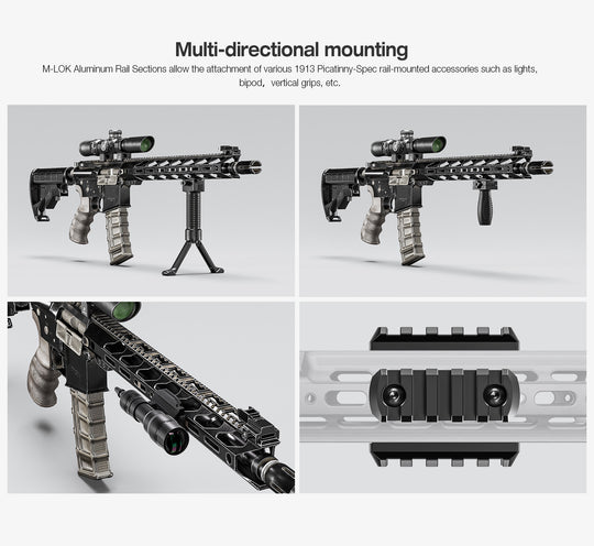 Leofoto MLP M-lok Aluminum Rails