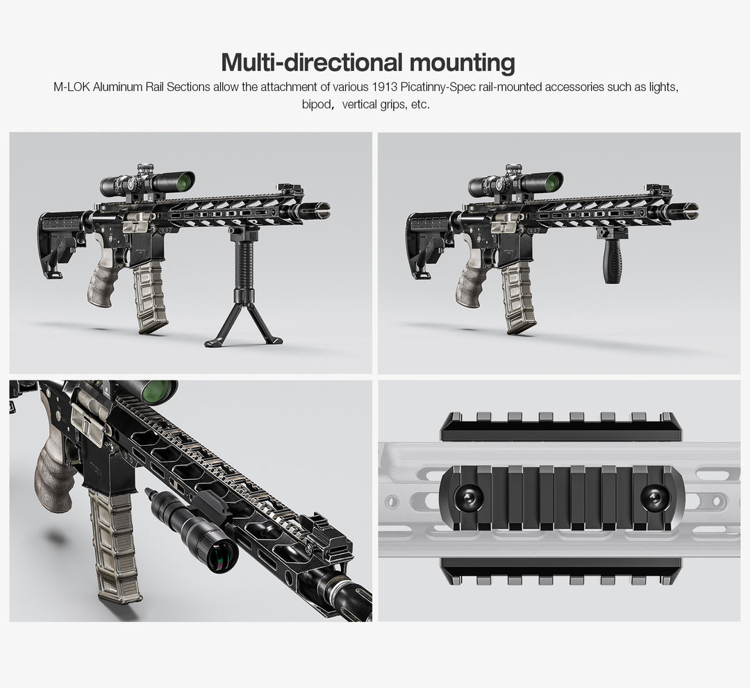 Leofoto MLP M-lok Aluminum Rails