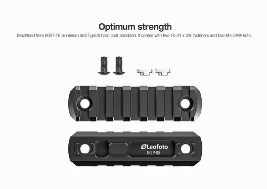 Leofoto MLP M-lok Aluminum Rails