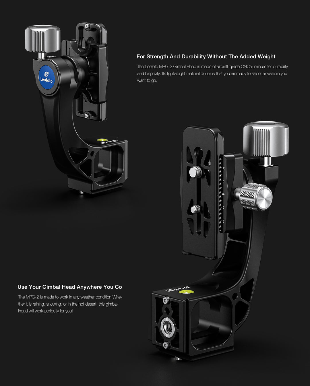 Leofoto MPG-02 Gimbal Head