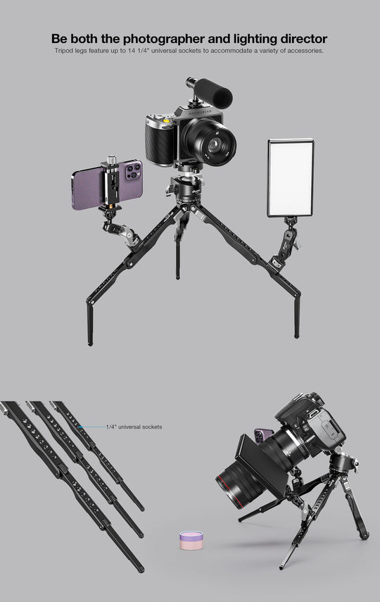 Leofoto MT-04 and LH-30 Mini Tripod Kit