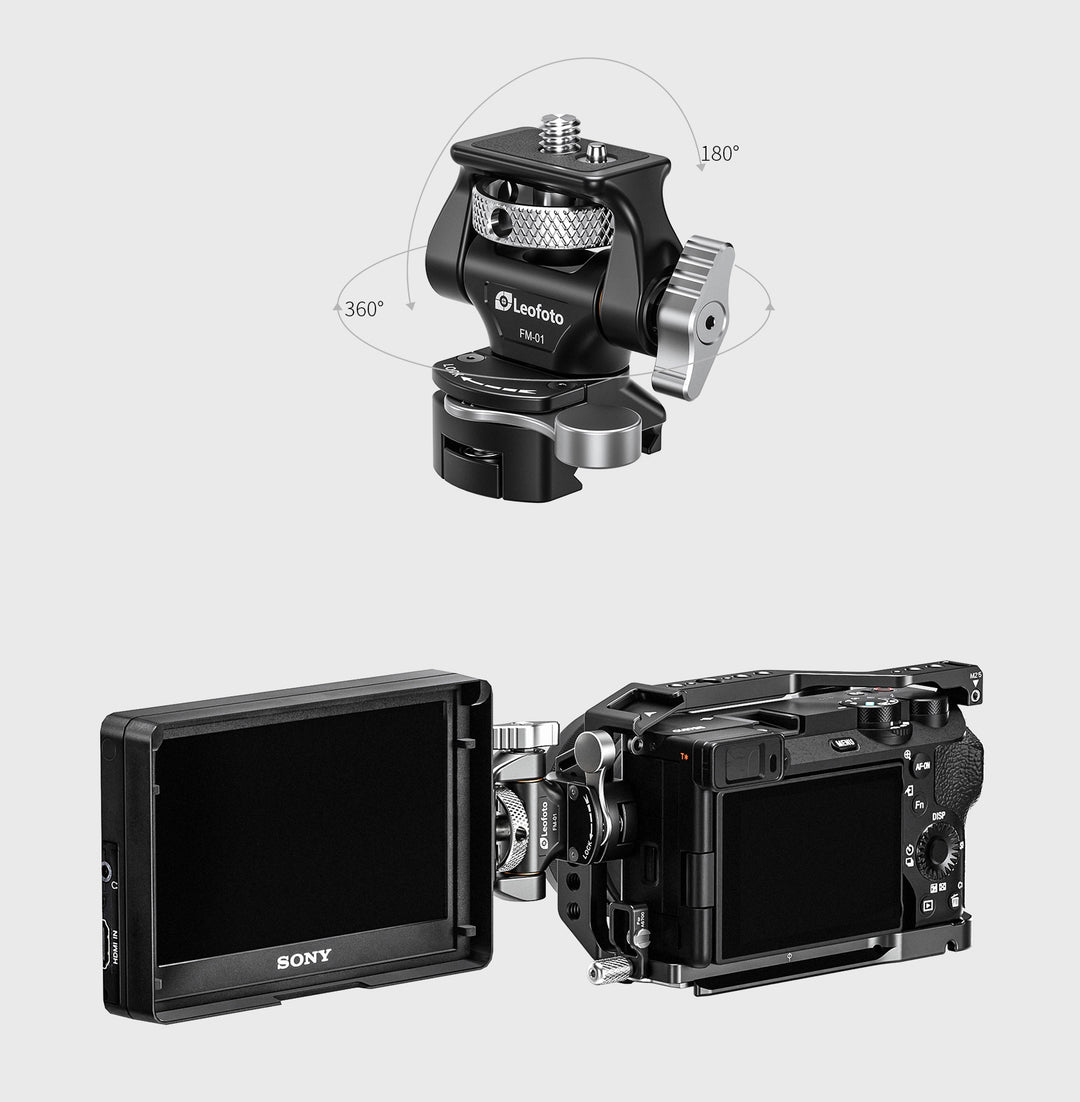 Leofoto FM-01 Monitor Mount with Arca Clamp