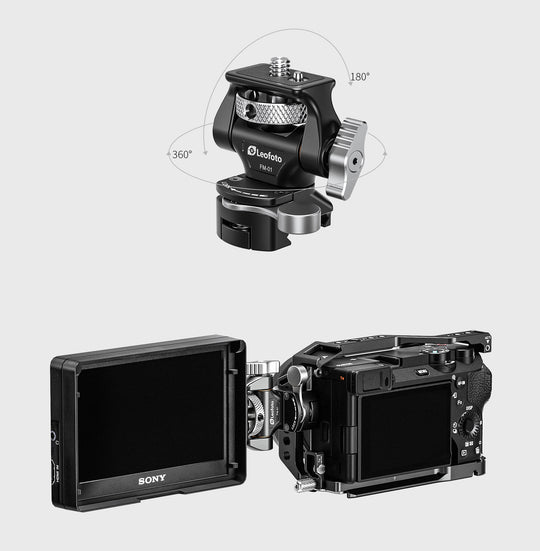 Leofoto FM-01 Monitor Mount with Arca Clamp