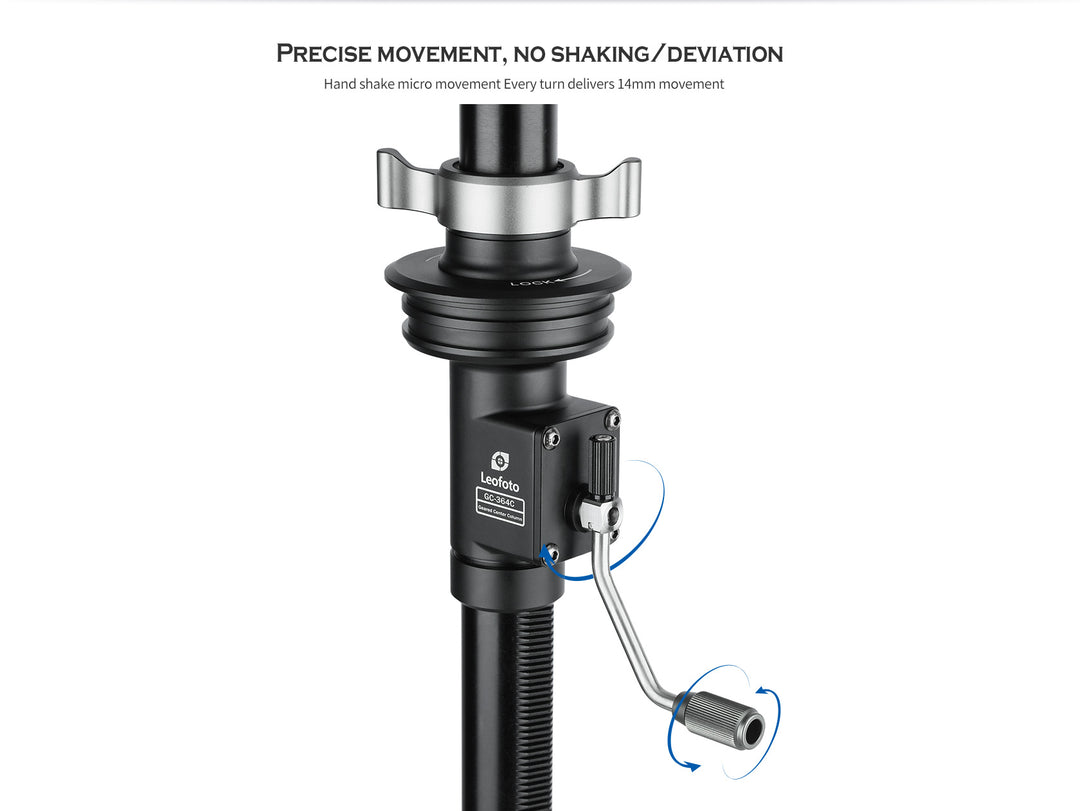 Leofoto GC-364C / GC-404C Geared Center Column
