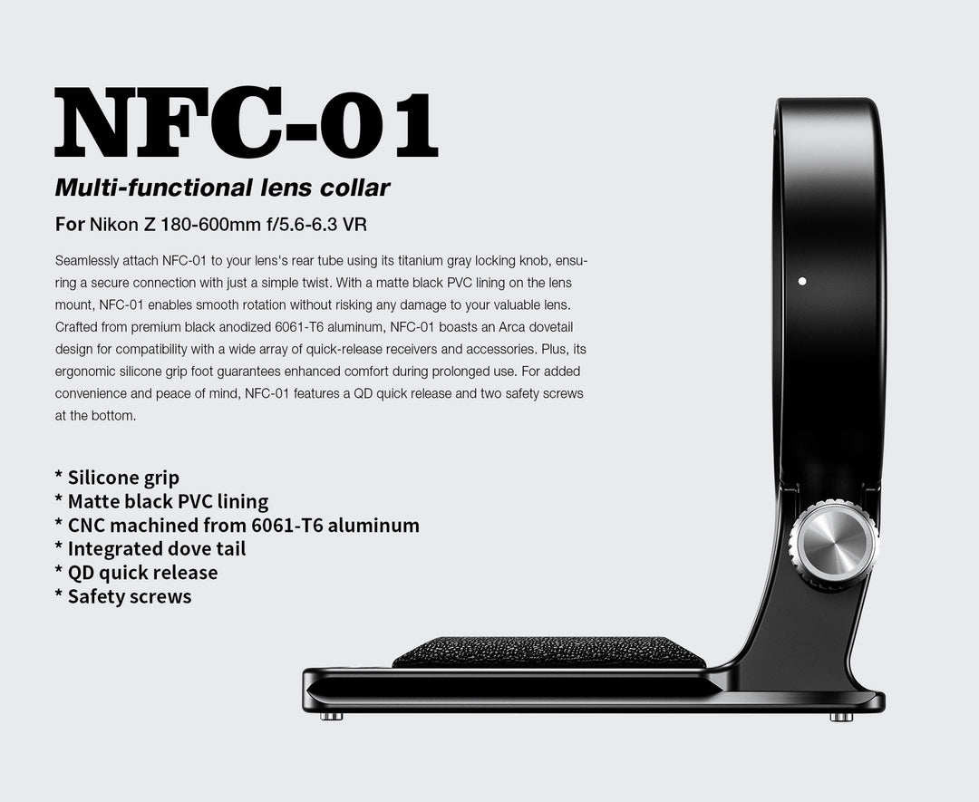 Leofoto NFC-01 Replacement Lens Collar for Nikon 180-600mm