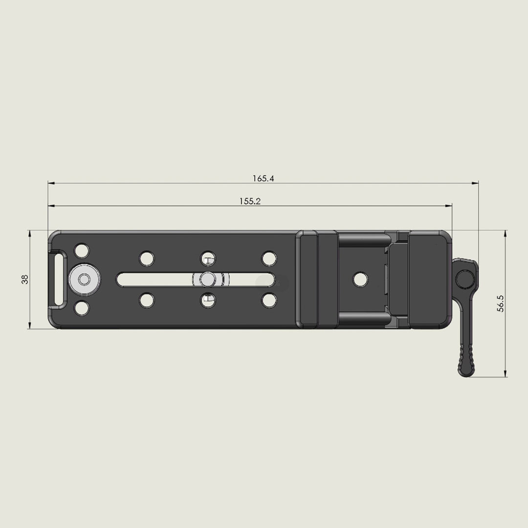 Leofoto NR-140D Arca Picatinny Mount for Garmin Xero C1