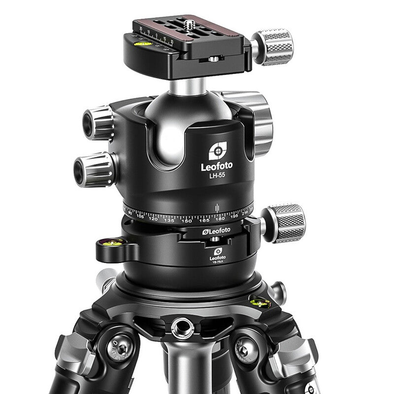 Leofoto P-LH55 Tripod Head Quick Release Base Plate