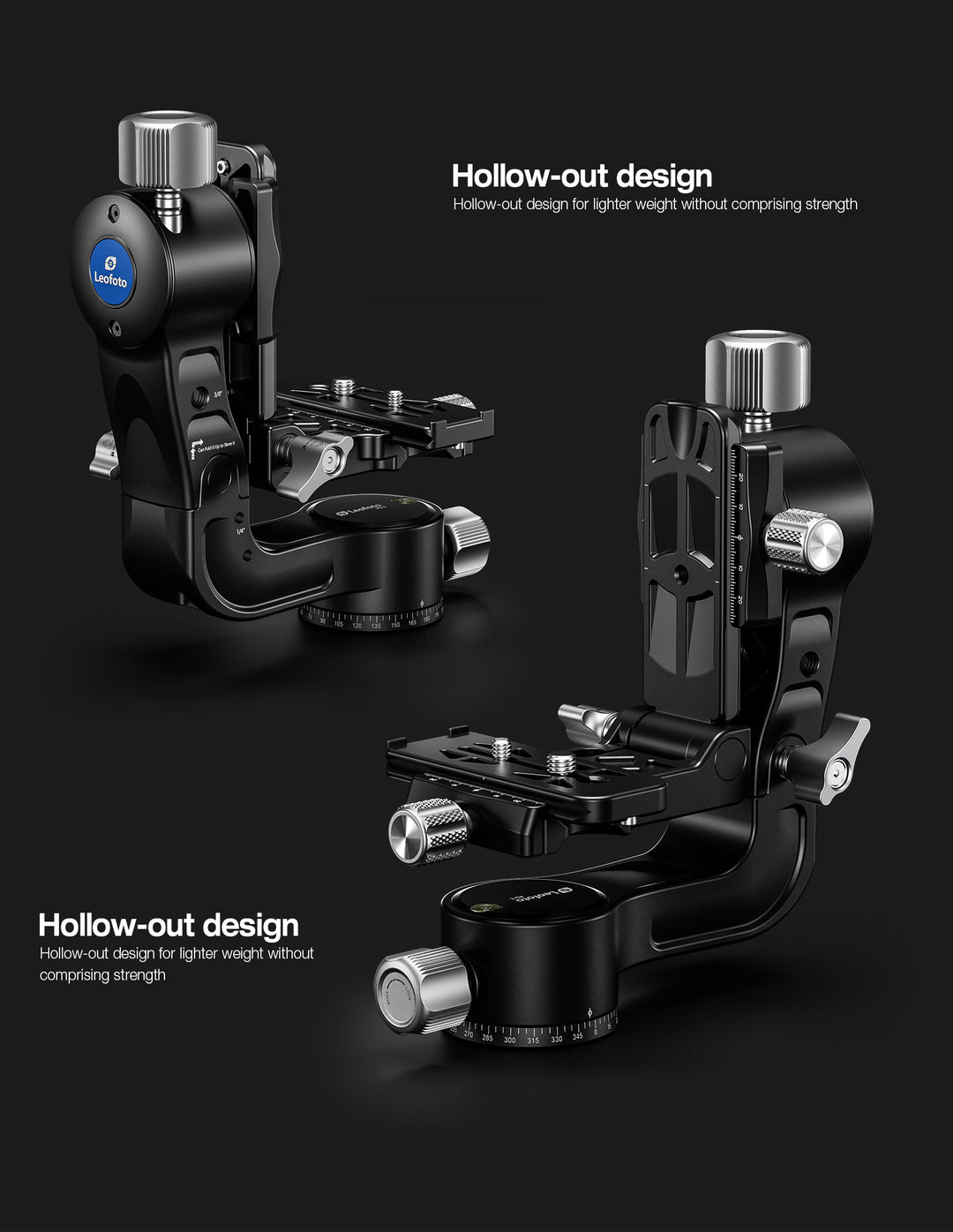 Leofoto PG-2 Folding Gimbal