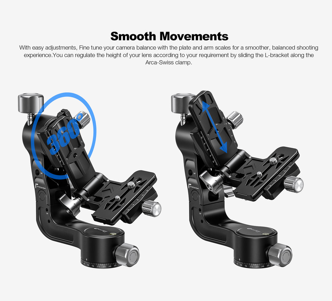 Leofoto PG-2 Folding Gimbal