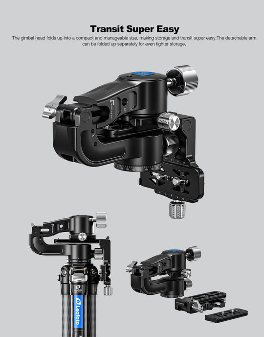 Leofoto PG-2 Folding Gimbal