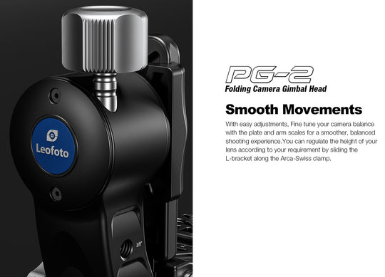 Leofoto PG-2 Folding Gimbal