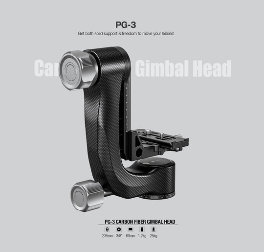 Leofoto PG-3 Carbon Fiber Gimbal