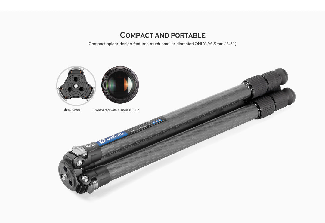 Leofoto Ranger LS-323C + LH-40 Carbon Fiber Tripod Kit