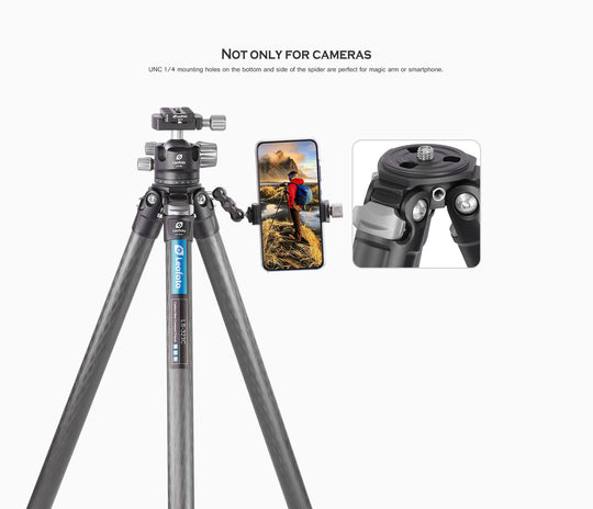 Leofoto Ranger LS-323C + LH-40 Carbon Fiber Tripod Kit