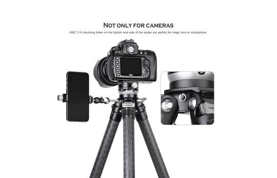 Leofoto Ranger Leveling LS-255CEX Carbon Fiber Tripod
