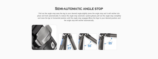 Leofoto Ranger Leveling LS-255CEX Carbon Fiber Tripod