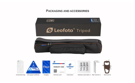 Leofoto Ranger Leveling LS-255CEX Carbon Fiber Tripod