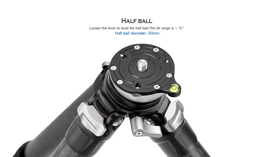 Leofoto Ranger Leveling LS-255CEX Carbon Fiber Tripod