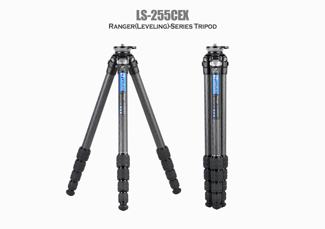 Leofoto Ranger Leveling LS-255CEX Carbon Fiber Tripod
