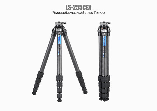 Leofoto Ranger Leveling LS-255CEX Carbon Fiber Tripod