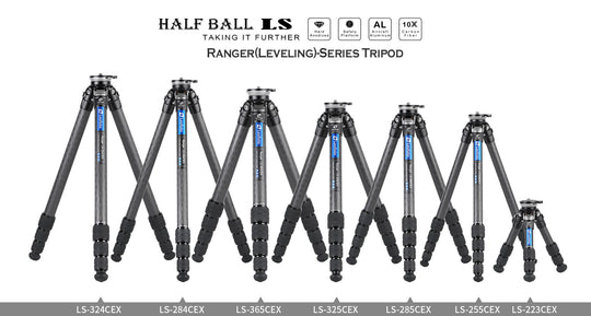 Leofoto Ranger Leveling LS-255CEX Carbon Fiber Tripod
